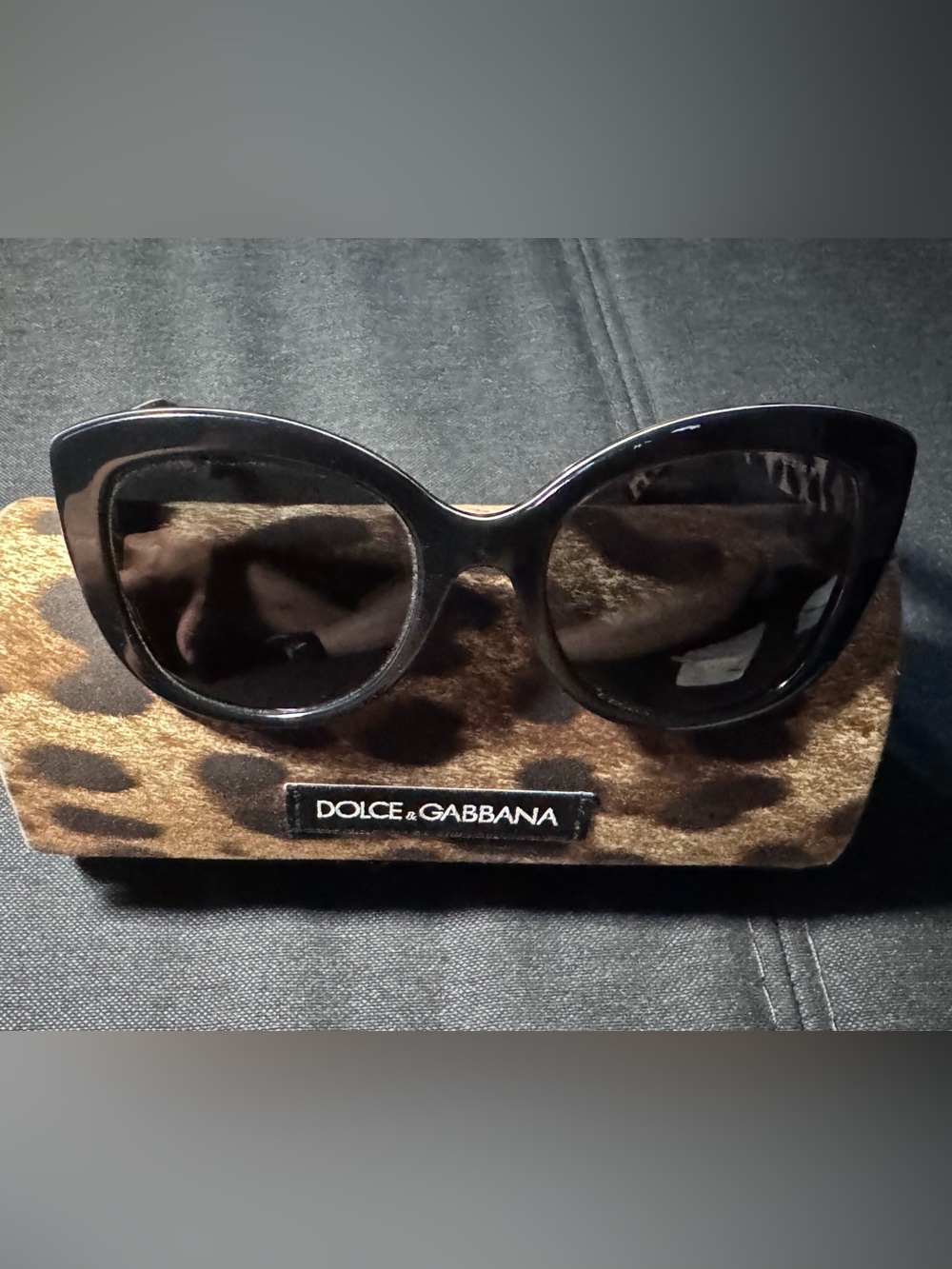 Dolce & Gabbana Black Round Women’s Sunglasses